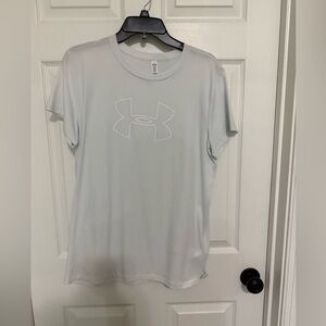 Under Armour Women's Light Gray Short Sleeve Tee